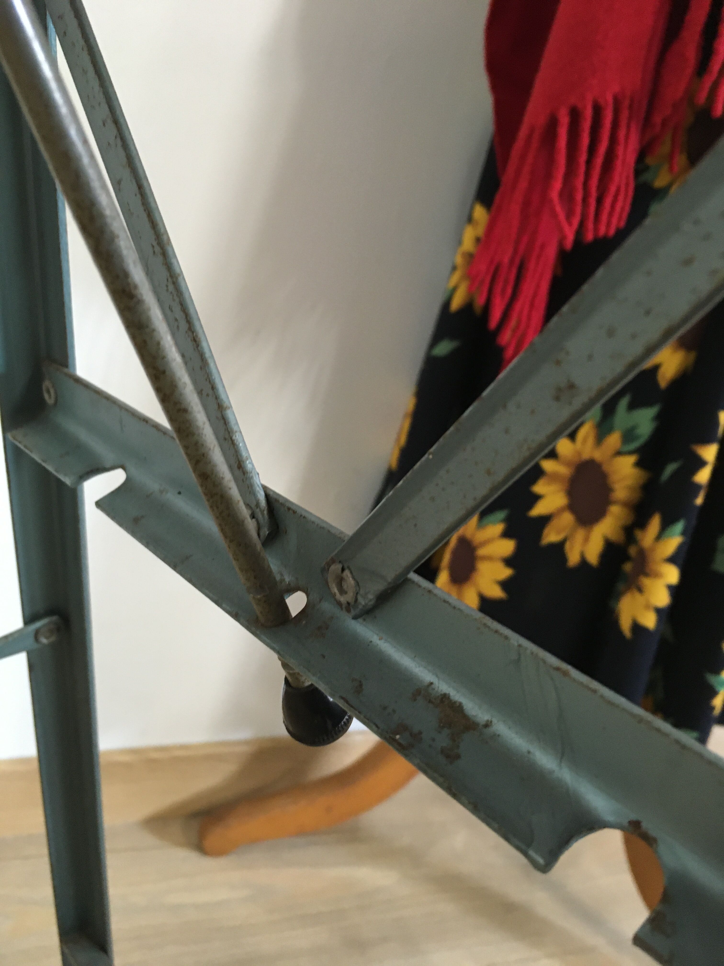 Wooden dragonfly stool