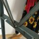 Wooden dragonfly stool