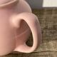 Théière anglaise en céramique rose vintage