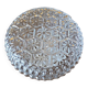 Vintage molded glass wall or ceiling light decorated with flowers