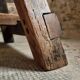 19th Century French Oak Farmhouse Bench - Handcrafted Rustic Work Table