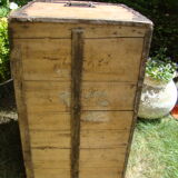Old brass domed trunk