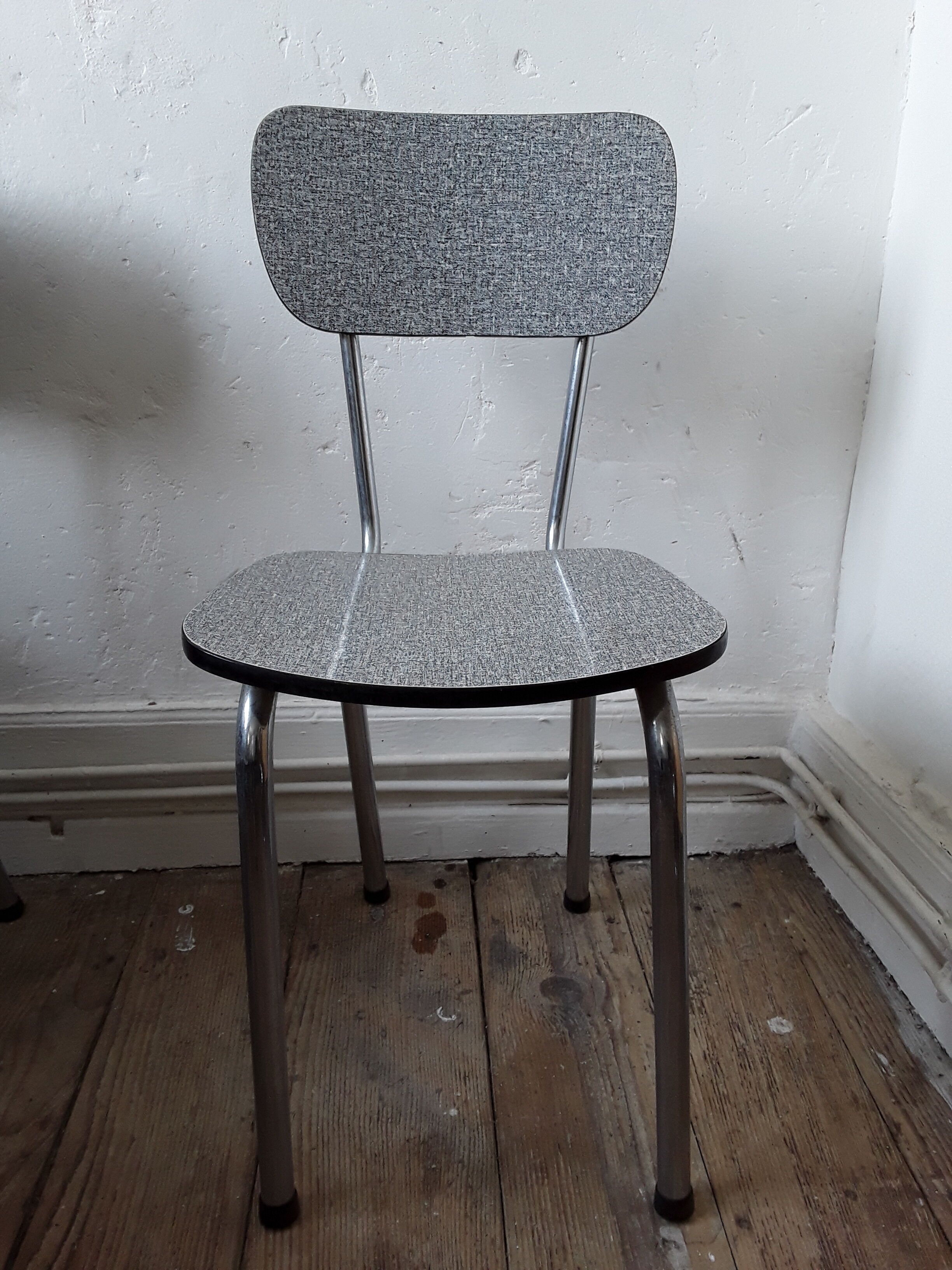4 vintage formica chairs from 60/70