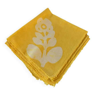 Serviette jaune