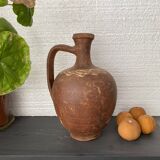 Cruche turque en argile ancienne vases en argile vintage