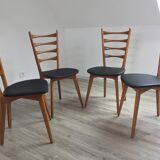 Set of 4 scandinavian chairs