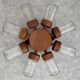Vintage wall spice wheel digsmed teak 1964