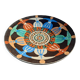 Glazed terracotta dish