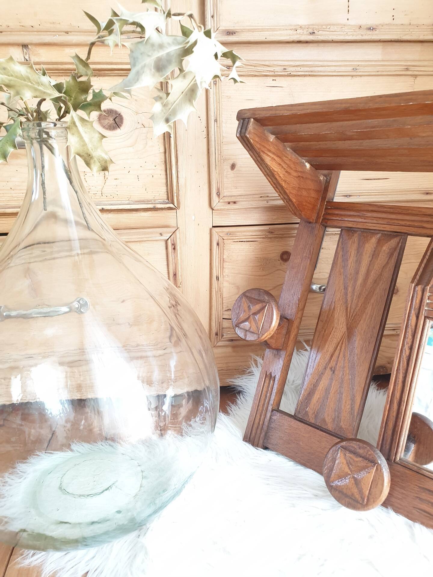 Etagère porte manteau Mural Vintage