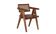 Scandinavian armchair in rattan & solid birch – Swedish vintage