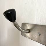 Industrial wall coat rack, 50s