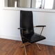 Black vintage armchair