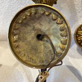 Pair of torch wall lights
