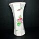 Octagonal ceramic vase KG LUNEVILLE Hand-painted floral street lamp decor
