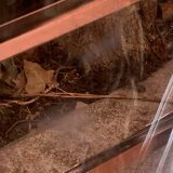 6 chaises pliantes en Plexiglas fumé et métal chrome Chaisor 1970