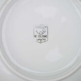 5 assiettes creuses porcelaine blanche