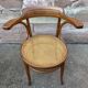 Viennese curved wood armchair Fischel circa 1920