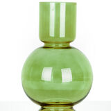Green ball vase height 25,5cm