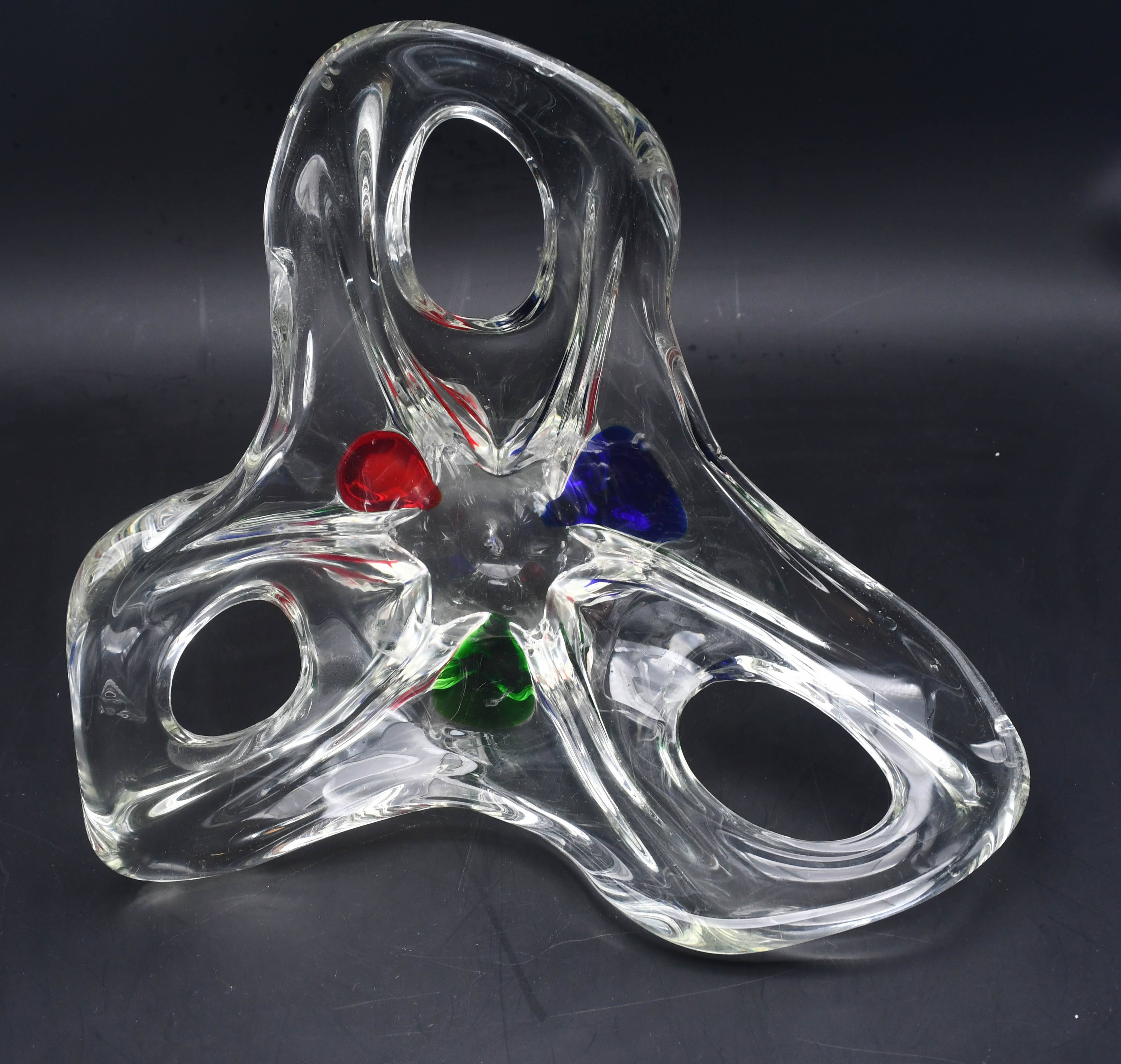 Midcentury Murano glass vase, 1970s