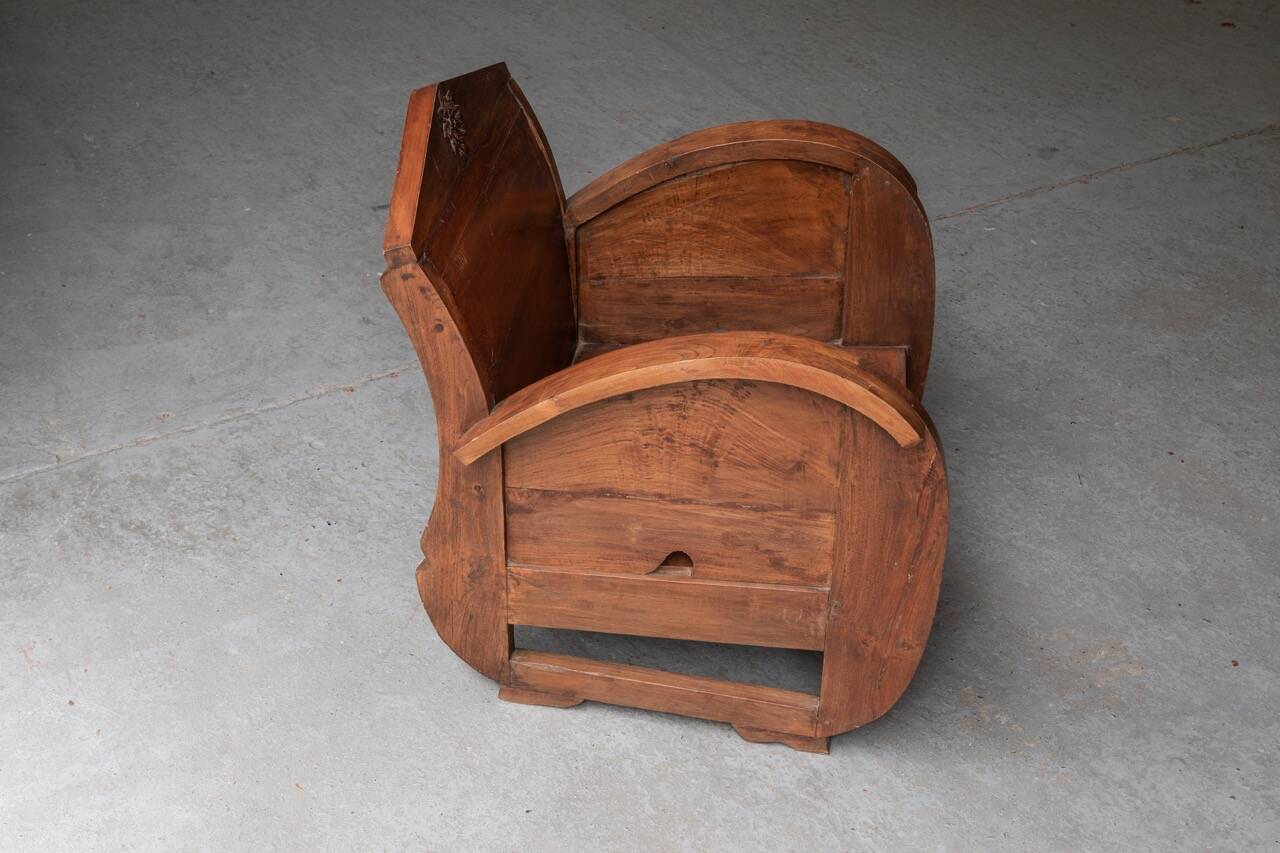 Fireside chairs, Italy, 1960's