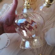 Lot de 7 suspensions globes vintage en verre