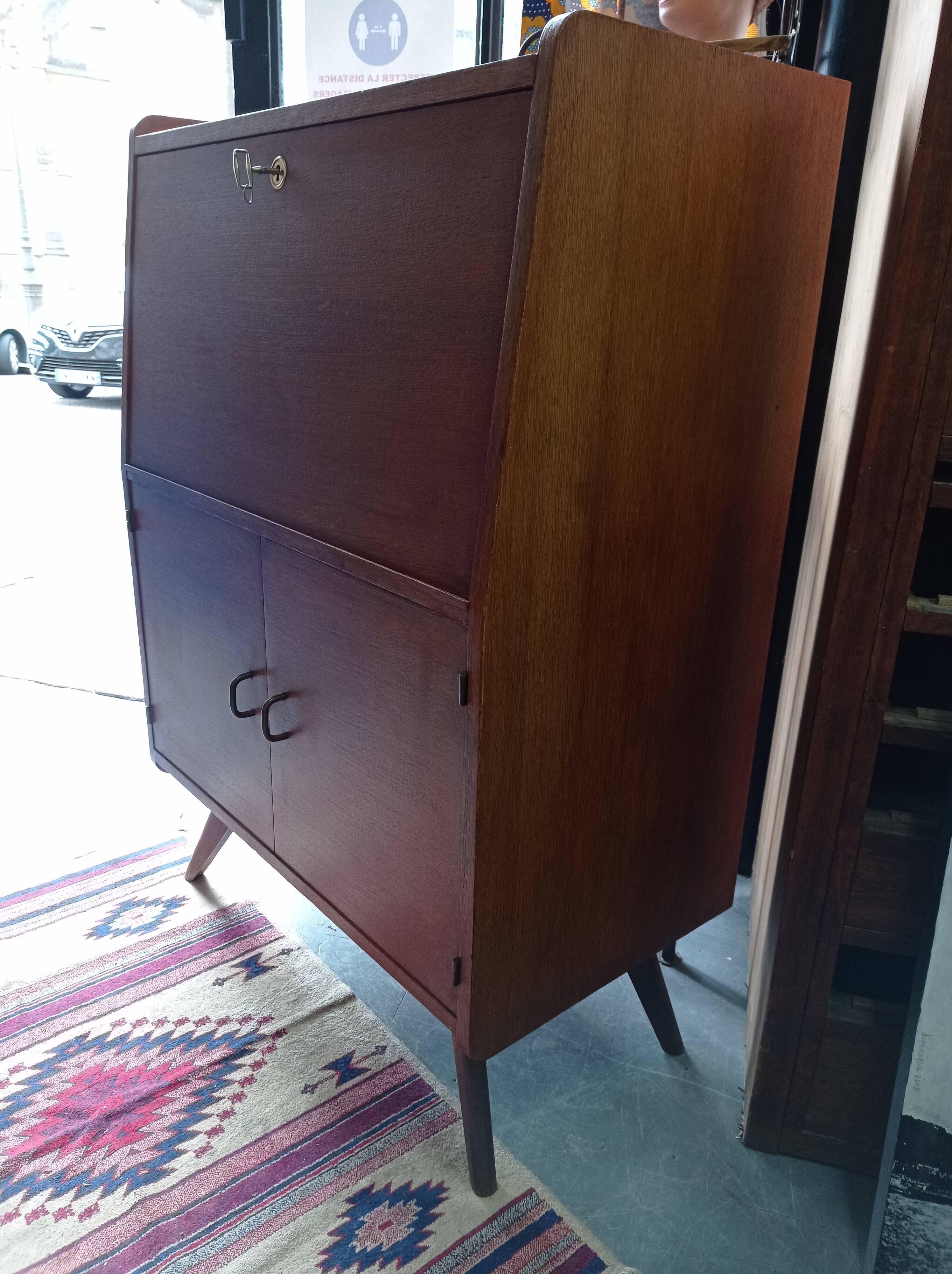 Teak secretary 60s