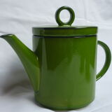 Green enamelled porcelain coffee set