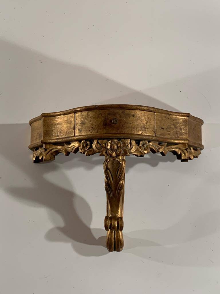 gilded wood console