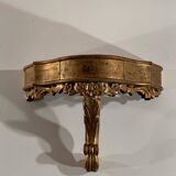 gilded wood console