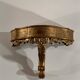 gilded wood console