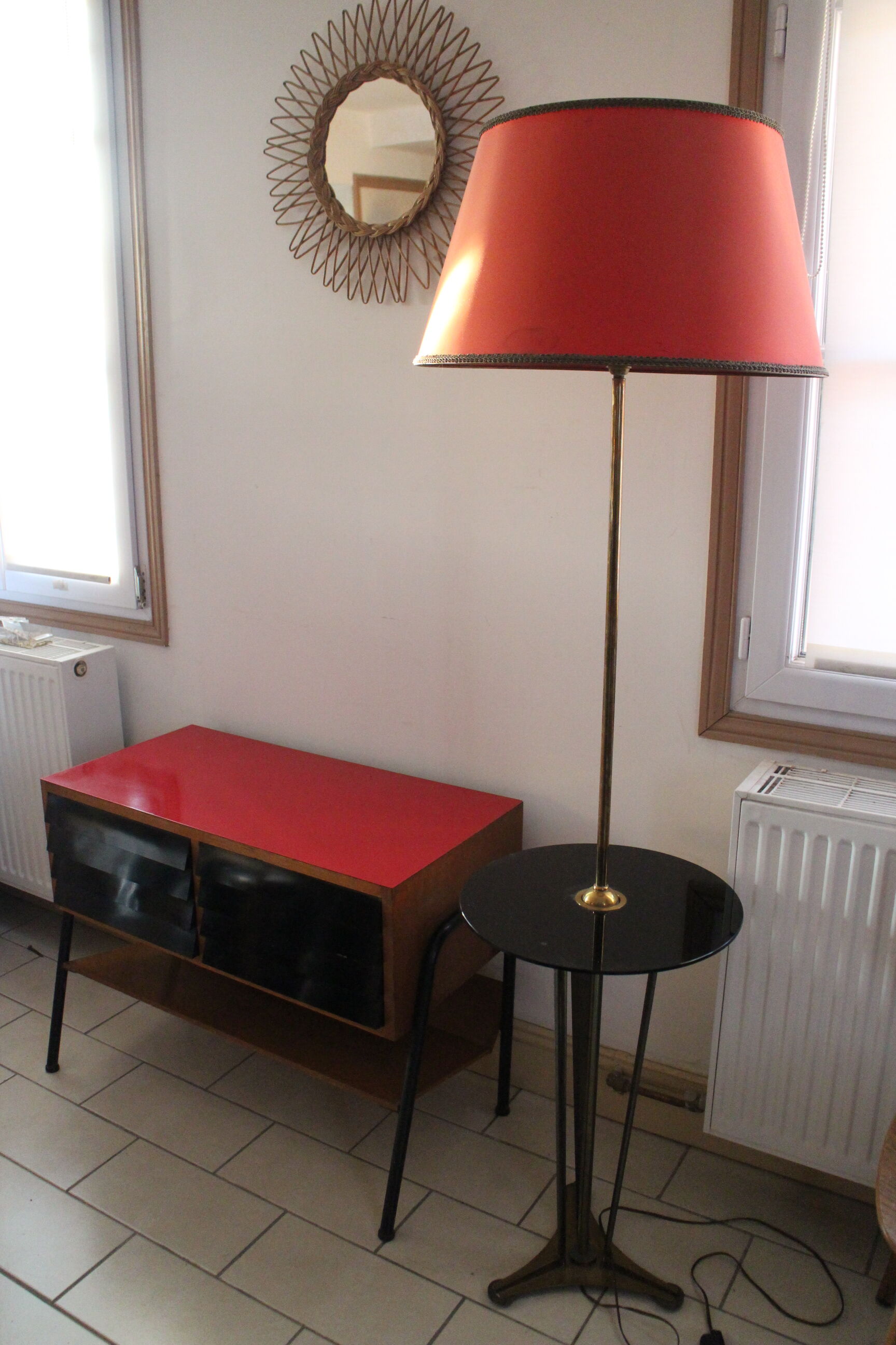 Meuble hi fi range vinyle 1960