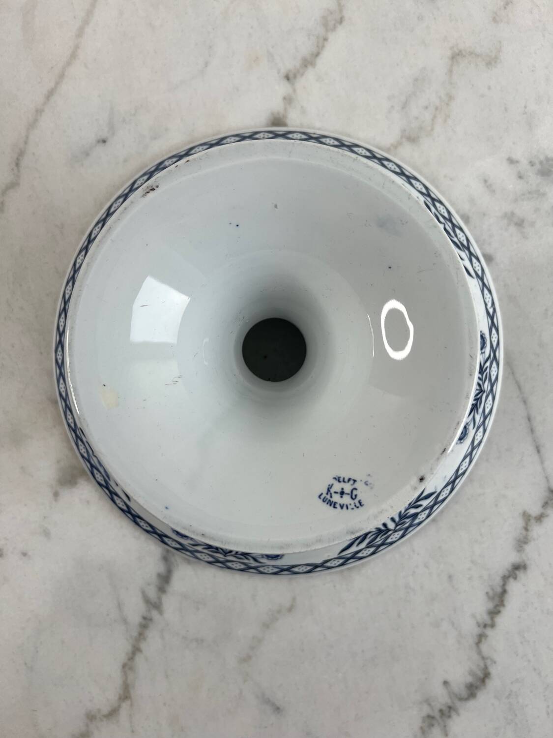 Compotier Lunéville collection Delet