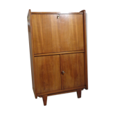 Secrétaire vintage scandinave pieds fuseaux des années 50