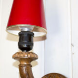 Old carved wooden sconce
