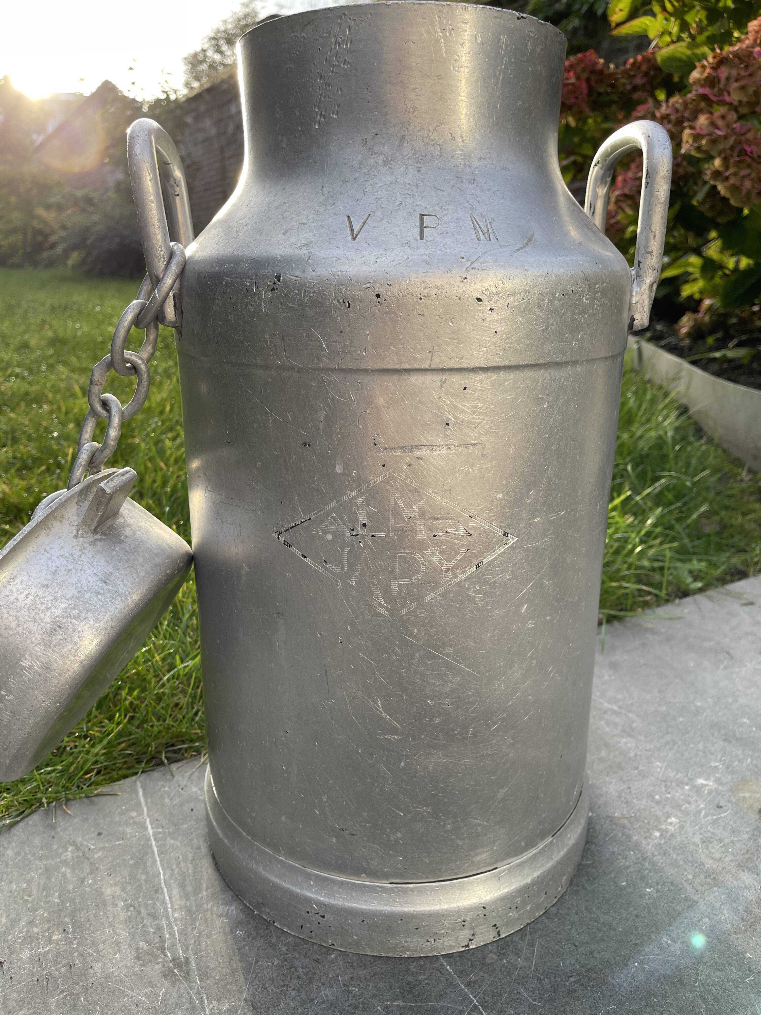 Vintage milk jar japy