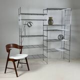 Étagère modulable en métal par niels gammelgaard, 1980s
