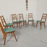 6 vintage chairs  1950
