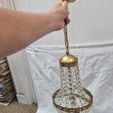 Balloon chandelier with tassels