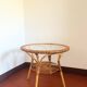 1960s rattan round table