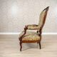 Antique Baroque Revival Armchair, 1890s
