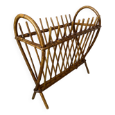 Wicker magazine rack