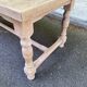 19th century solid oak extendable farmhouse table with drawer 200cm
