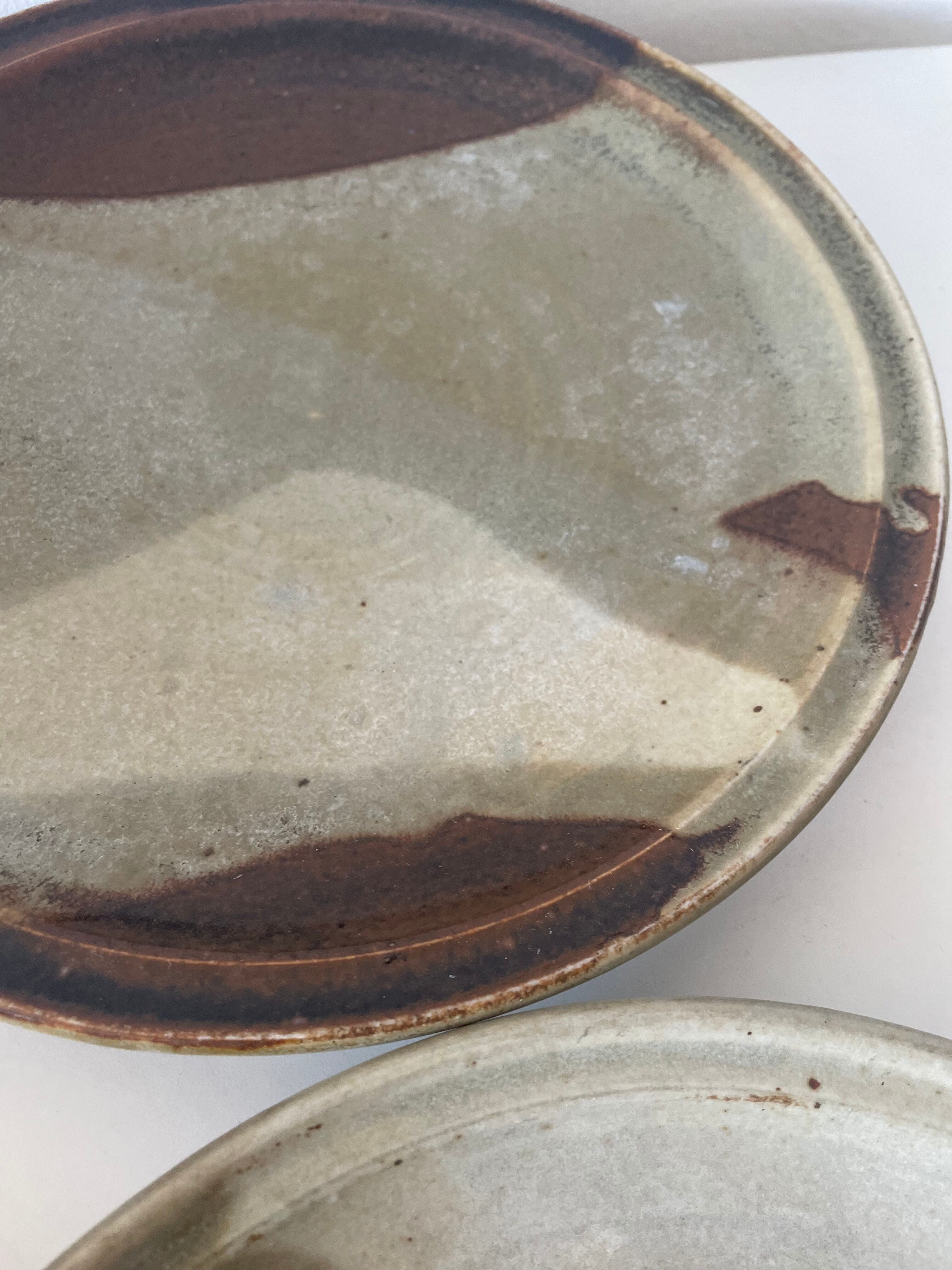 Set of 6 stoneware plates