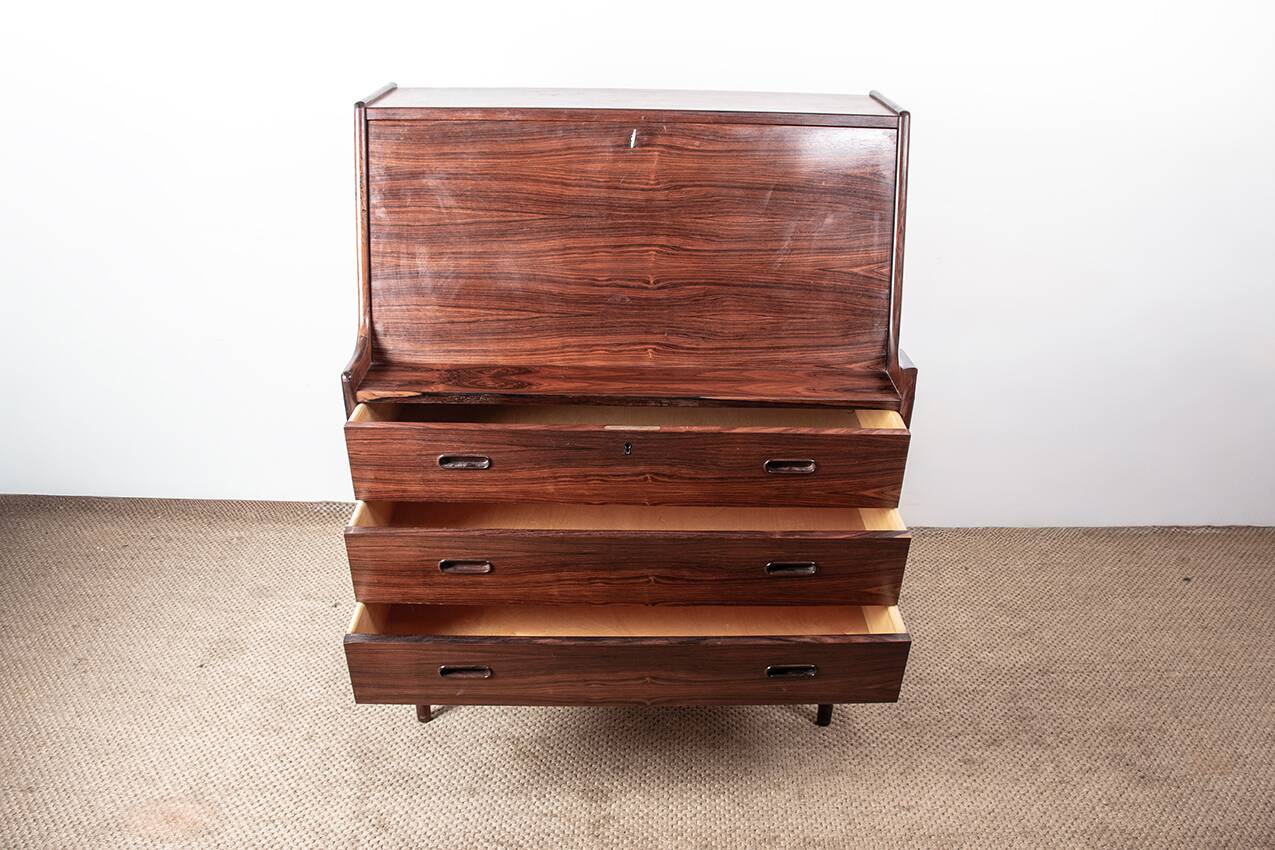 Danish secretary in rosewood model 37 by Arne Wahl Iversen 1960.