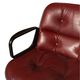 Charles Pollock Executive Chair for Knoll, burgundy leather