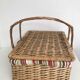 Vintage picnic basket