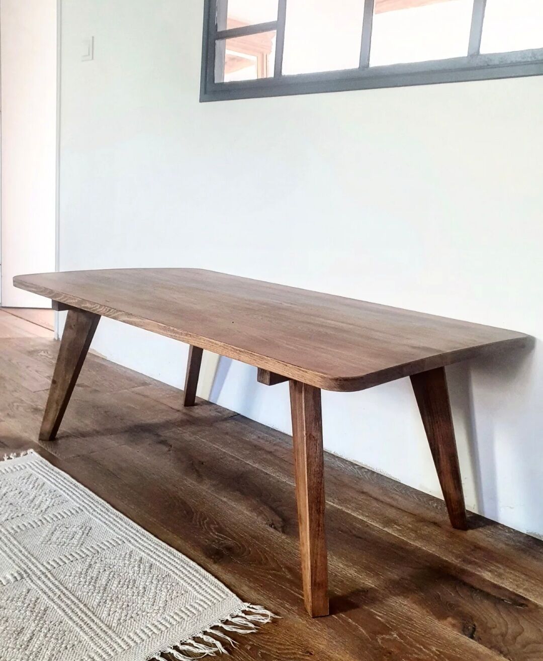 Solid wood coffee table