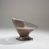 Pair of raphael raffel lounge chairs, 1980s