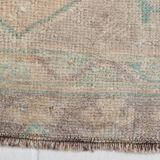 1x3 Oriental Vintage Door Mat Rug, 38x94Cm