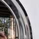 Miroir rond chrome Italie 1960